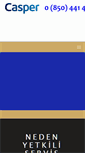 Mobile Screenshot of casperyetkiliservis.com