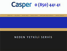 Tablet Screenshot of casperyetkiliservis.com